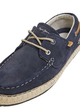 Náuticos Pepe Jeans Tourist azul marino para hombre