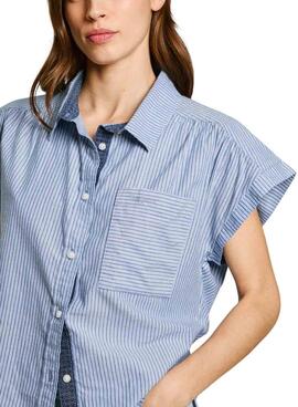 Camisa Pepe Jeans Dixit azul para mujer