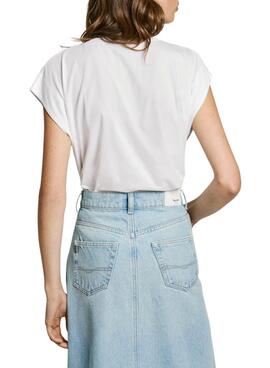 Camiseta Pepe Jeans Vivith blanco para mujer