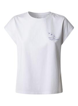 Camiseta Pepe Jeans Virginia blanco para mujer