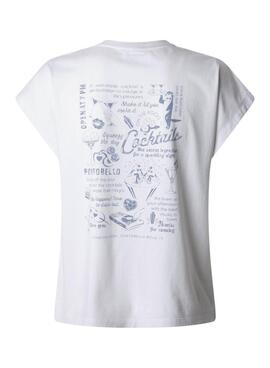 Camiseta Pepe Jeans Virginia blanco para mujer