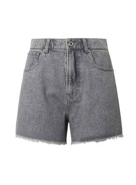  Shorts Pepe Jeans A Line gris para mujer