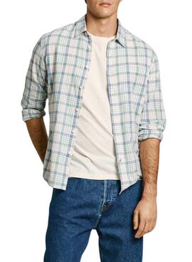 Camisa Pepe Jeans  Aitor  azul para hombre 