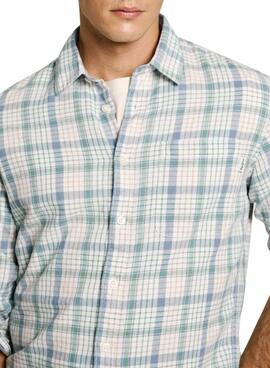 Camisa Pepe Jeans  Aitor  azul para hombre 