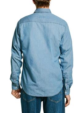 Camisa Pepe Jeans  Classic Denim  azul para hombre 