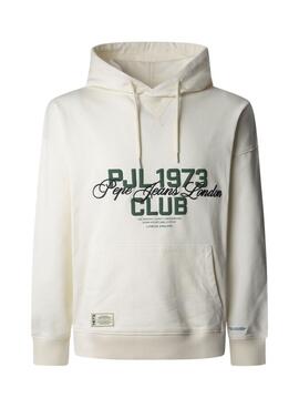 Sudadera Pepe Jeans Talbot blanco para hombre