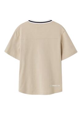 Camiseta Name It Damas beige para niño