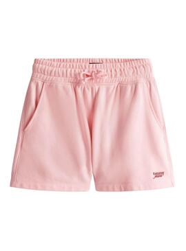 Shorts  Tommy Jeans Script  rosa para mujer  