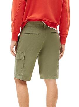 Bermudas Tommy Jeans Scanton verde hombre 