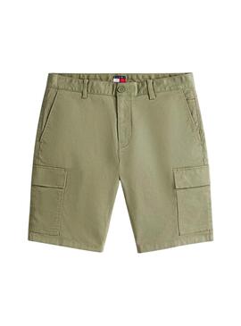 Bermudas Tommy Jeans Scanton verde hombre 
