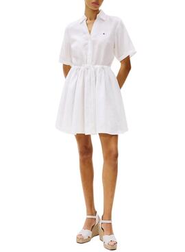 Sandalias Tommy Jeans Monotipo en blanco para mujer 