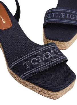 Sandalias Tommy Jeans Espad Denim azul para mujer 