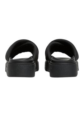 Sandalias  Tommy Jeans Flatform negro para mujer 