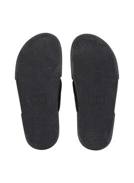 Sandalias  Tommy Jeans Flatform negro para mujer 