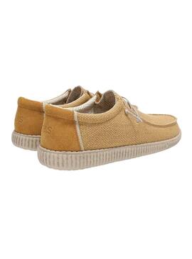 Zapatos Walkin Pitas Steve mostaza para hombre