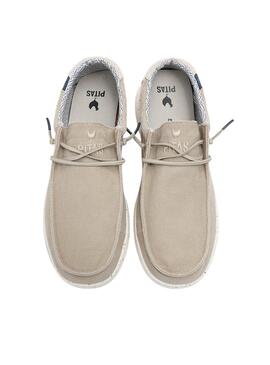 Zapatos Walkin Pitas Nias beige para hombre