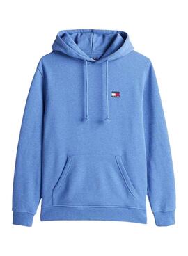 Sudadera Tommy Jeans  Badge Hoodie azul para hombre 