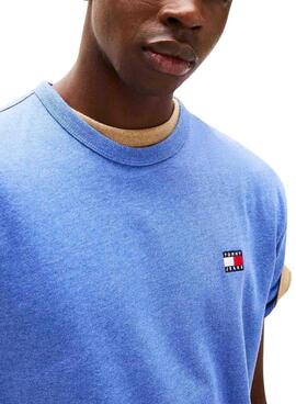 Camiseta Tommy Jeans Badge azul para hombre
