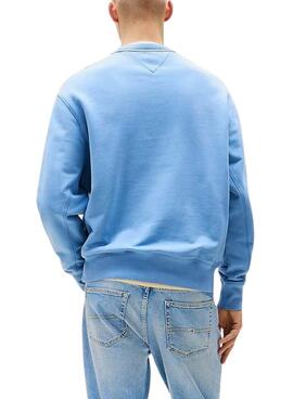 Sudadera Tommy Jeans Paisley azul para hombre