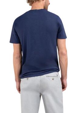 Camiseta El Ganso básica azul marino para hombre