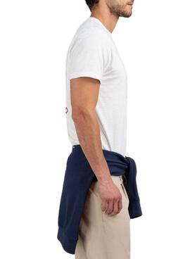 Camiseta El Ganso Langosta blanco para hombre