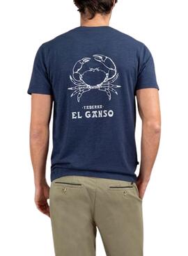 Camiseta El Ganso Cangrejo azul para hombre