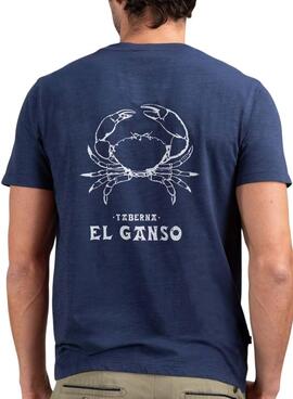 Camiseta El Ganso Cangrejo azul para hombre