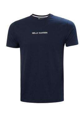 Camiseta Helly Hansen Core  marino para hombre 