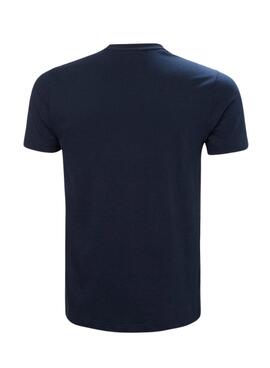 Camiseta Helly Hansen Core  marino para hombre 