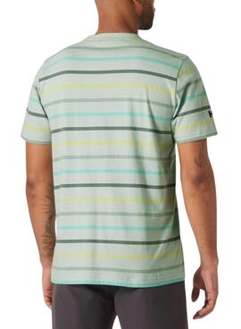 Camiseta Helly Hansen Newport  verde para hombre 