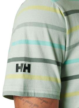 Camiseta Helly Hansen Newport  verde para hombre 