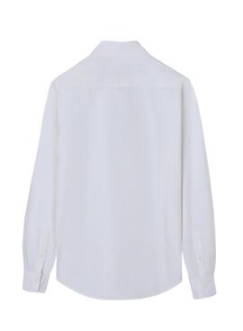 Camisa Silbon oxford rayas amarillo y blanco para hombre