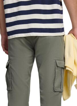 Pantalón Silbon cargo verde para hombre