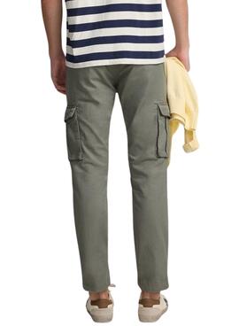 Pantalón Silbon cargo verde para hombre