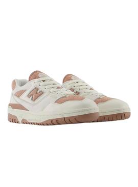 Zapatillas New Balance BBW550PF blanco y rosa para mujer