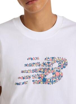Camiseta New Balance Nautical blanco para  hombre 