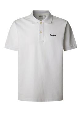 Polo Pepe Jeans Essential blanco para hombre