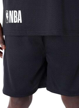 Pantalón Corto New Era Chicago Bulls NBA Graphic mesh negro para hombre