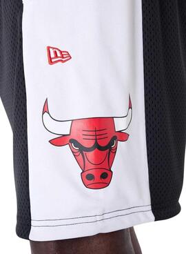 Pantalón Corto New Era Chicago Bulls NBA Graphic mesh negro para hombre