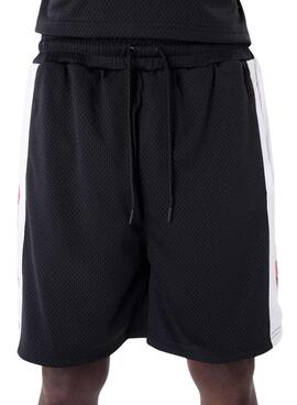 Pantalón Corto New Era Chicago Bulls NBA Graphic mesh negro para hombre