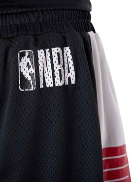 Pantalón Corto New Era Chicago Bulls NBA Graphic mesh negro para hombre