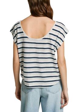 Camiseta Pepe Jeans Vanessa azul para mujer
