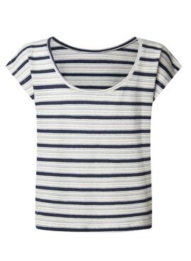 Camiseta Pepe Jeans Vanessa azul para mujer