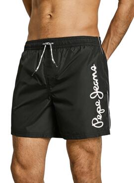 Bañador Pepe Jeans Logo negro para hombre