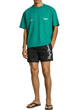 Bañador Pepe Jeans Logo negro para hombre