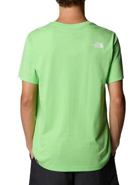 Camiseta The North Face Easy verde para hombre