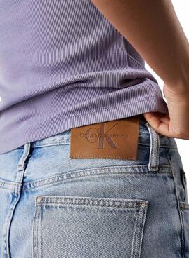  Bermuda  Calvin Klein Jeans  Denim azul para mujer 