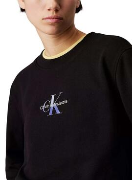 Sudadera Calvin Klein Jeans Gradient  negro para mujer 