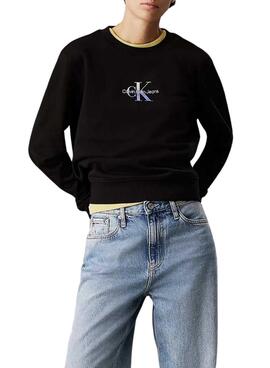 Sudadera Calvin Klein Jeans Gradient  negro para mujer 