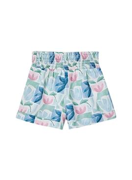 Shorts Mayoral Flores Geométricas multicolor